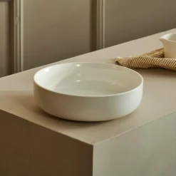 Assiettes^CASA MOON Assiette Creuse Blanc