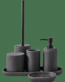 Accessoires Lavabo^CASA MOON Distributeur De Savon Noir, Gris Foncé