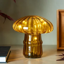 Automne|Lampes De Table^CASA MUSHRO Lampe Déco Jaune