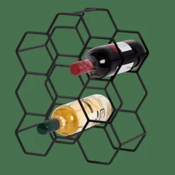 Vin Accessoires^CASA NAU Porte-bouteilles 9 Bouteilles Noir