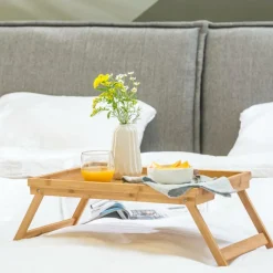 Plateaux^CASA NEW BAMBOO Plateau De Lit Naturel