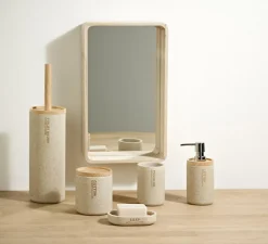Accessoires Lavabo^CASA NEW RESIN Gobelet Naturel