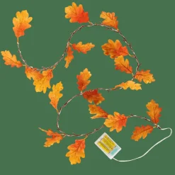 Automne|Guirlandes Lumineuses^CASA OAK LEAF Guirlande Lumineuse Brun