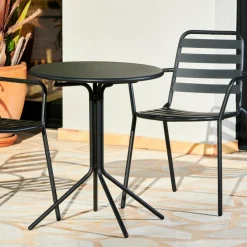 Tables Bistrot|Tables De Jardin^CASA OLAV Table Bistrot Noir