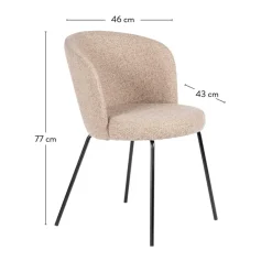 Chaises De Salle À Manger^CASA OLIVIER Chaise Beige