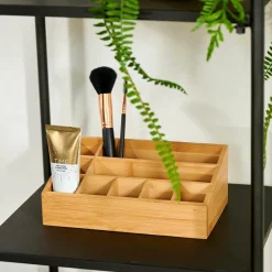 Accessoires Lavabo^CASA ORGANOO Boîte à Coton Naturel
