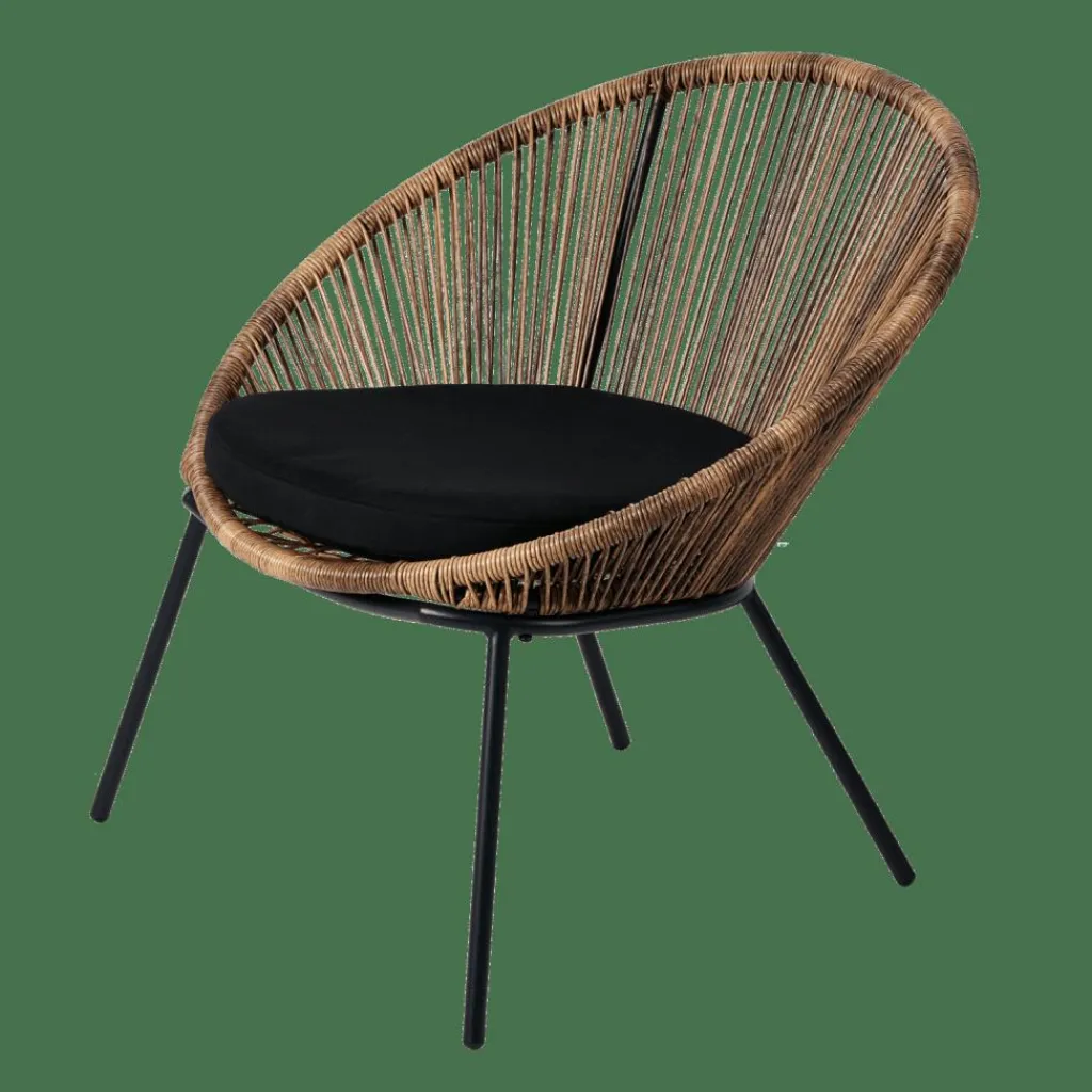 Fauteuils De Jardin^CASA PAPAYO Chaise Lounge Avec Coussin Naturel