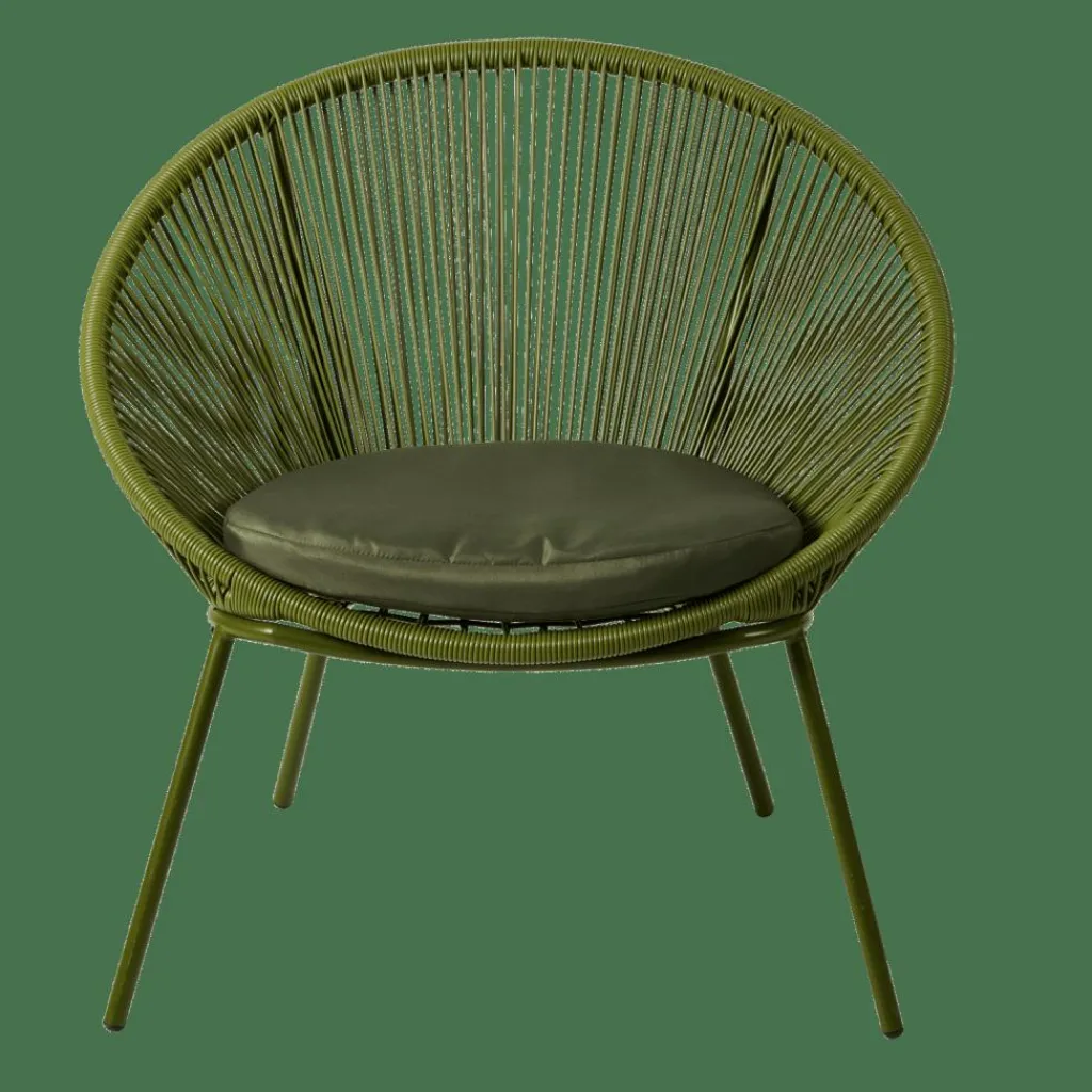 Fauteuils De Jardin^CASA PAPAYO Chaise Lounge Avec Coussin Vert