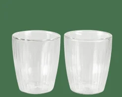Verres À Café|Verres À Thé^CASA PAUSA Verre Double Paroi Set De 2 25 CL Transparent