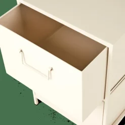 Commodes^CASA PHARMA Armoire à 2 Tiroirs Sable
