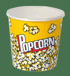 Bols^CASA POPCORN Seau à Pop-corn Avec Couvercle Multicolore
