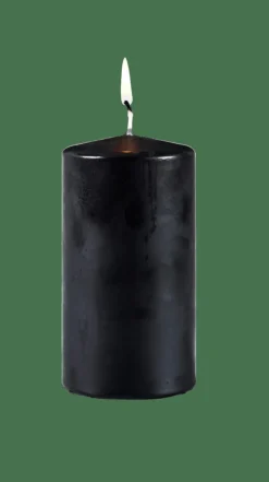 Bougies^CASA PURE Bougie Cylindrique Noir