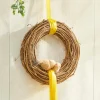 Fleurs Artificielles^CASA RATTAN Couronne Naturel
