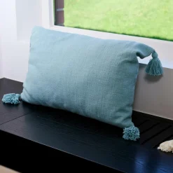 Coussins^CASA RAVI Coussin Aqua