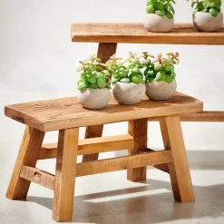 Supports Pour Plantes^CASA RECYCLE Table à Plantes Naturel