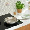 Faitouts^CASA RECYCLO Poêle Argent