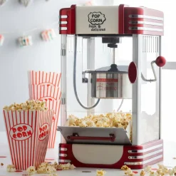 Appareils De Cuisine^CASA RETRO FUN Machine à Pop-corn XL Rouge