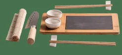 Aide Cuisine^CASA SAMOURAI Set à Sushi 10 Pièces Naturel