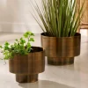 Pots De Fleurs^CASA SATURN Pot De Fleurs Bronze