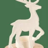 Porte-Bougies^CASA SCANDY DEER Porte-bougie Chauffe-plat Blanc, Naturel