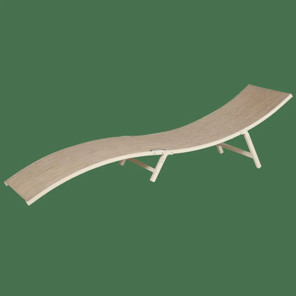 Chaises Longues^CASA SILVES Chaise Longue Set De 2 Sable