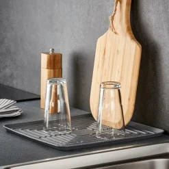Accessoires De Cuisine^CASA SINK Tapis égouttoir Gris
