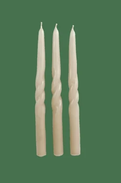 Bougies^CASA SPIRAL Bougie S/3 Taupe