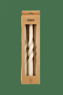 Bougies^CASA SPIRAL Crème