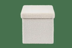 Kids|Poufs De Rangement^CASA STOR Pouf Pliable Avec Rangement Blanc