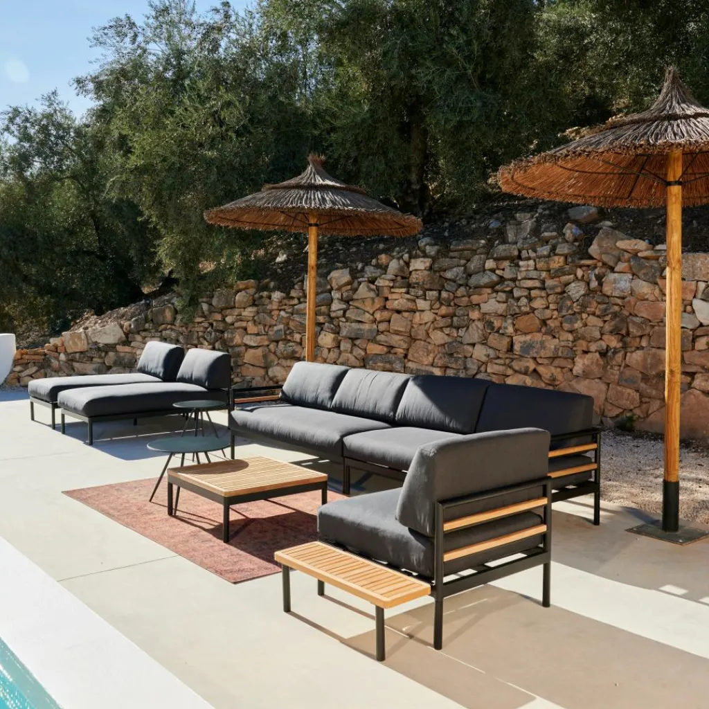 Chaises Longues^CASA TEAK LUXE Chaise Longue Naturel