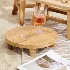 Supports Pour Plantes^CASA TEAK Support Sur Pied Naturel