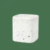 Accessoires Lavabo^CASA TERRAZZO Boîte à Coton Blanc