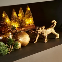 Figures Déco^CASA TIGER Tigre Décoratif Doré