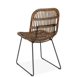 Chaises De Salle À Manger^CASA TOBA Chaise De Salle à Manger Noir, Brun