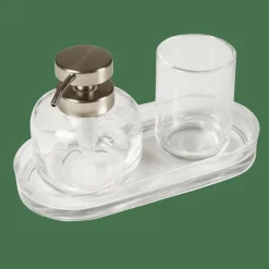 Accessoires Lavabo^CASA TOKIO Distributeur Savon Transparent