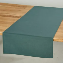 Chemins De Table^CASA UNILINE Chemin De Table Vert Foncé