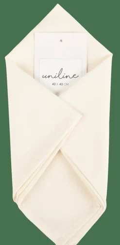 Serviettes^CASA UNILINE Serviette Blanc Cassé