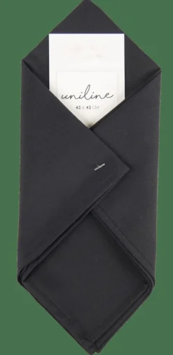 Serviettes^CASA UNILINE Serviette Noir
