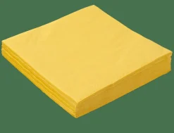 Serviettes^CASA UNI Set De 20 Serviettes Ocre