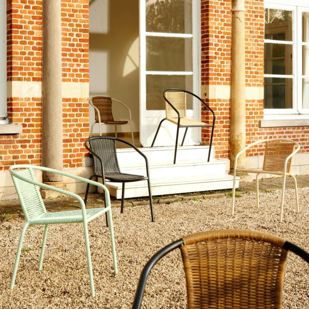 Chaises De Jardin^CASA VERONA Chaise Empilable Aqua