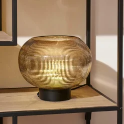 Lampes De Table^CASA VINTO Lampe De Table Ambre Transparent