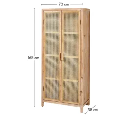 Commodes^CASA WEBSTER Armoire Naturel