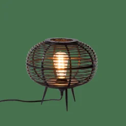 Lampes De Table^CASA ZANZI Lampe De Table E27 Noir