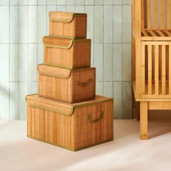 Boîtes De Rangement^CASA ZEN Boîte De Rangement Avec Anses Naturel
