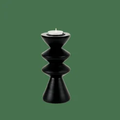 Porte-Bougies|Halloween^CASA ZIGZAG Support Bougie Chauffe-plat Noir